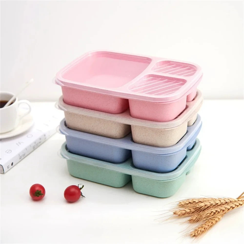 3-Compartment Snack Container