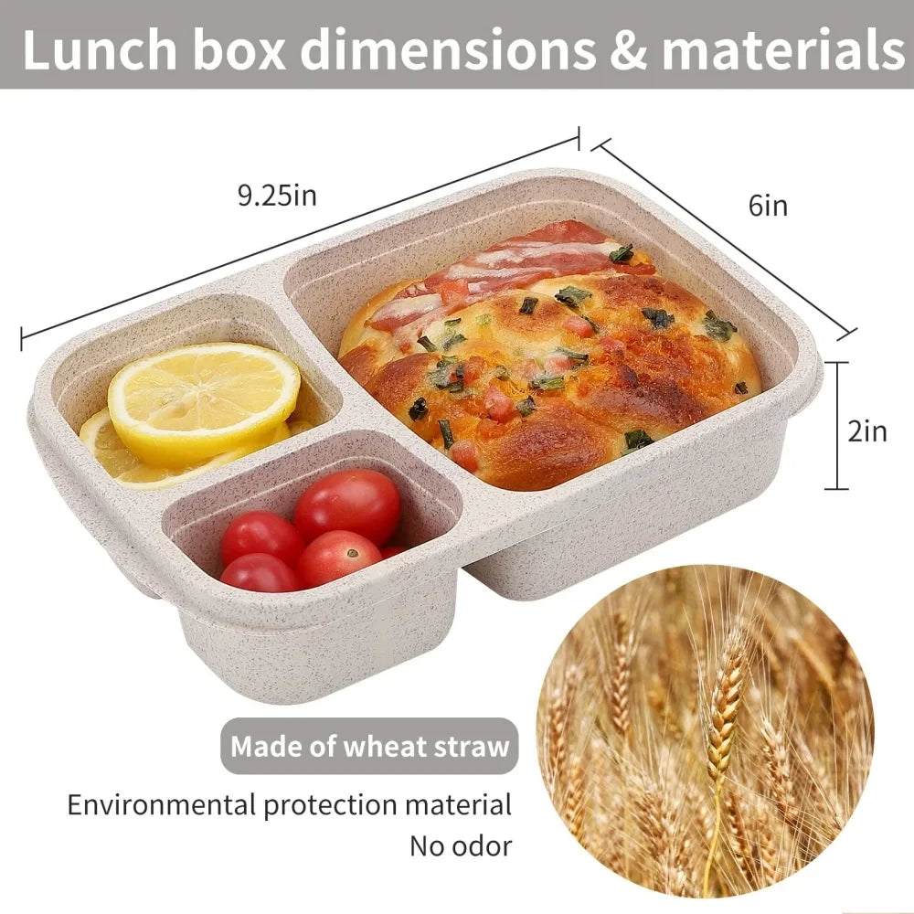 3-Compartment Snack Container