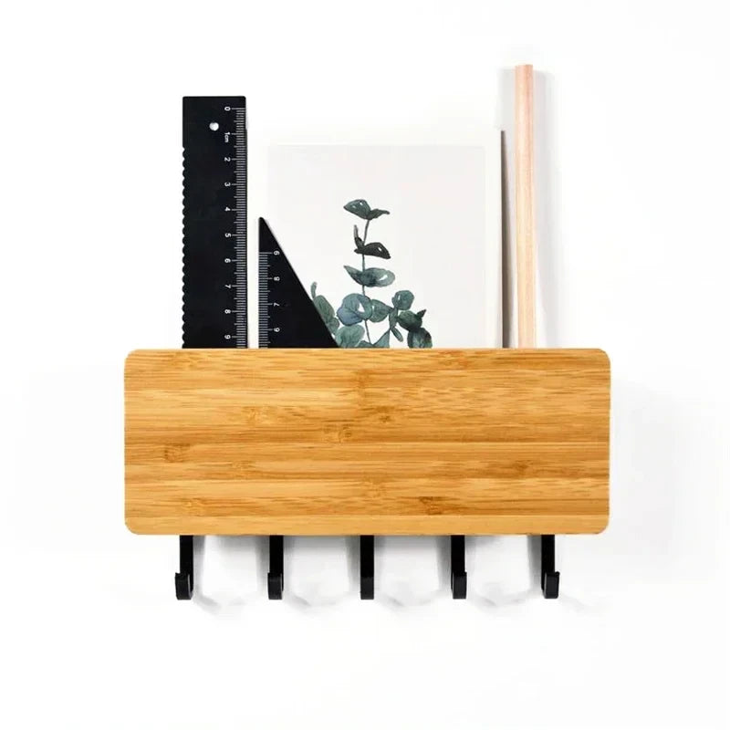 Bamboo Wall Key Holder